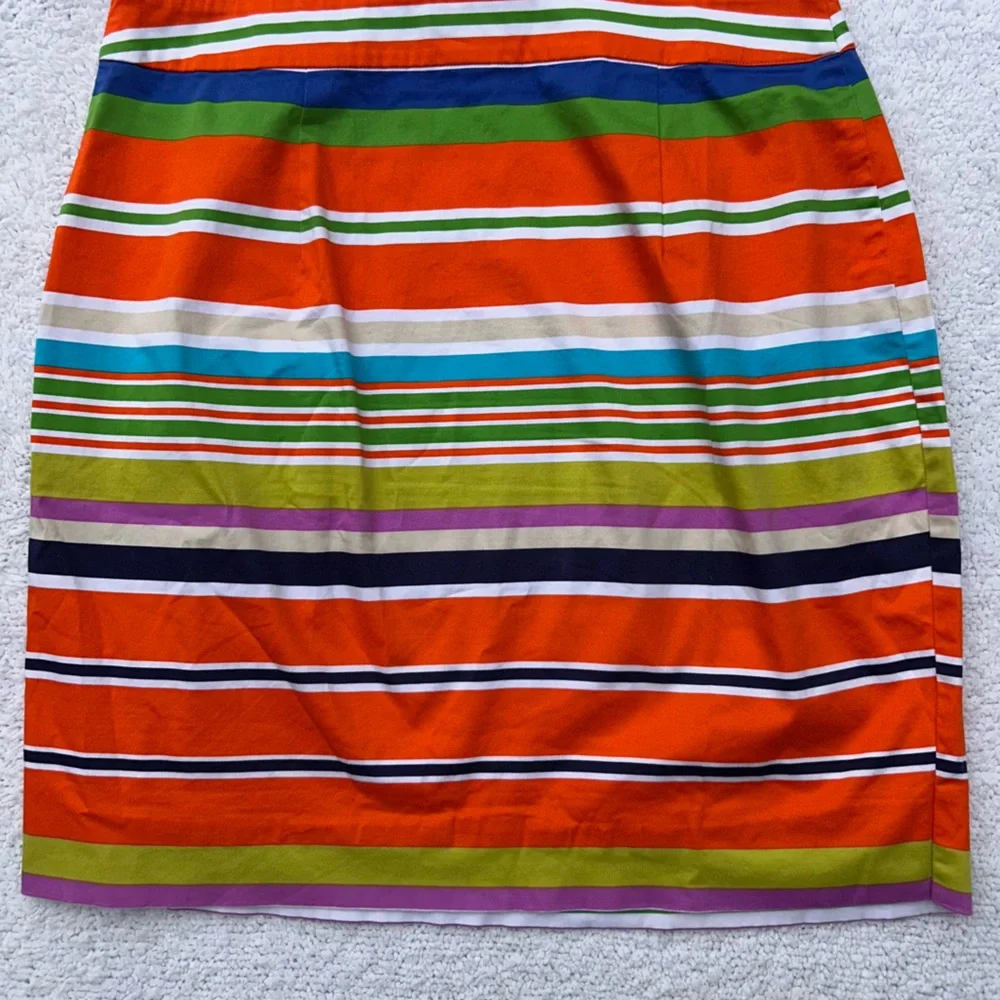 Kate Spade mini skirt striped cotton women’s size 10 Barry ‘skirt the rules’